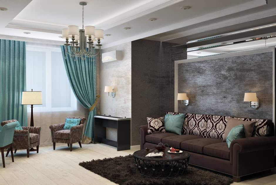 Illustration of Luxury Condo Window Treatment Design